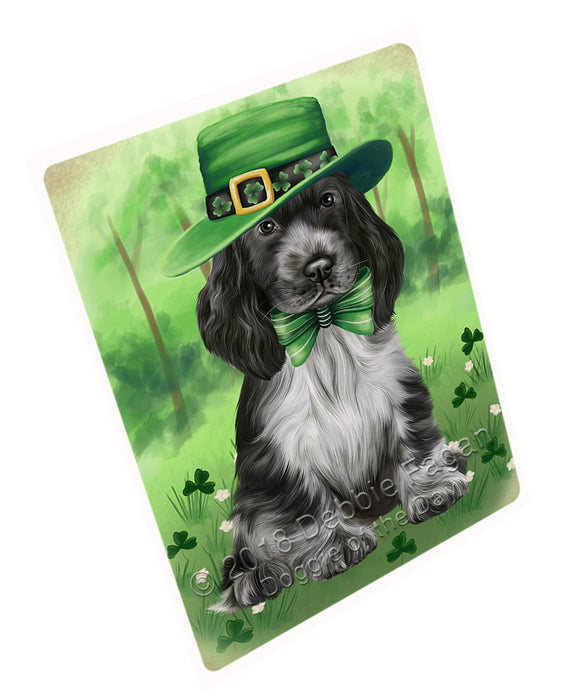 St. Patricks Day Irish Portrait Cocker Spaniel Dog Refrigerator / Dishwasher Magnet RMAG104424
