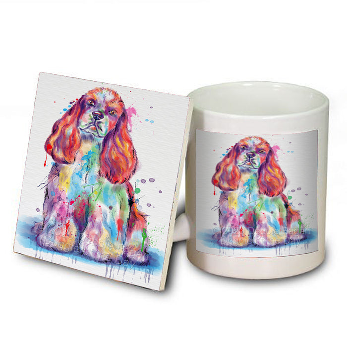 Watercolor Cocker Spaniel Dog Coasters Set of 4 CSTA57653
