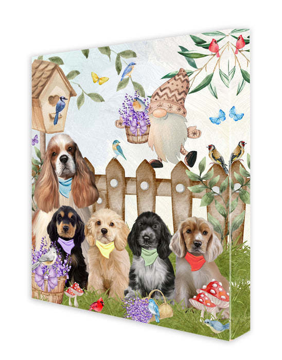 Cocker Spaniel Canvas: Explore a Variety of Designs, Custom, Personalized, Digital Art Wall Painting, Ready to Hang Room Decor, Gift for Dog and Pet Lovers