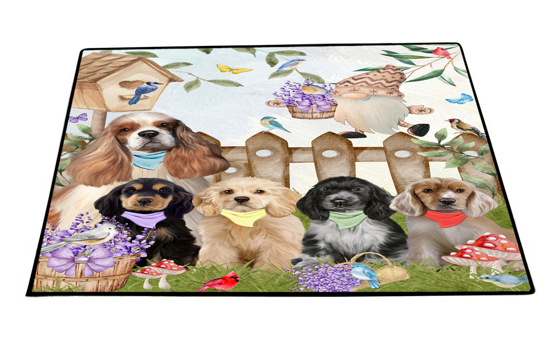 Cocker Spaniel Floor Mat and Door Mats, Explore a Variety of Designs, Personalized, Anti-Slip Welcome Mat for Outdoor and Indoor, Custom Gift for Dog Lovers