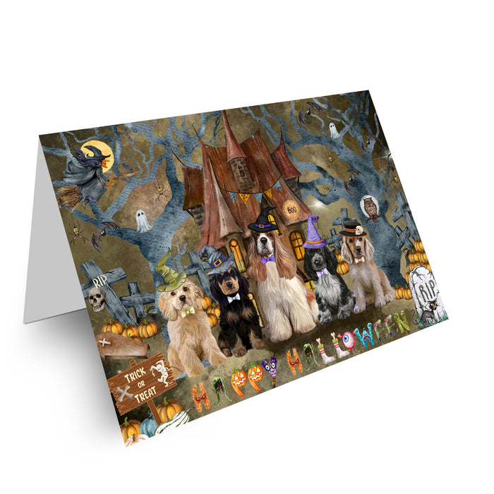 Cocker Spaniel Greeting Cards & Note Cards: Explore a Variety of Designs, Custom, Personalized, Halloween Invitation Card with Envelopes, Gifts for Dog Lovers