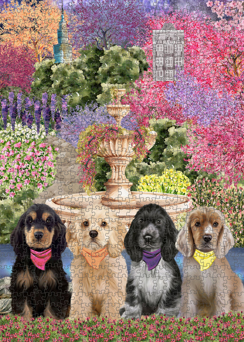 Cocker Spaniel Jigsaw Puzzle: Explore a Variety of Personalized Designs, Interlocking Puzzles Games for Adult, Custom, Dog Lover's Gifts