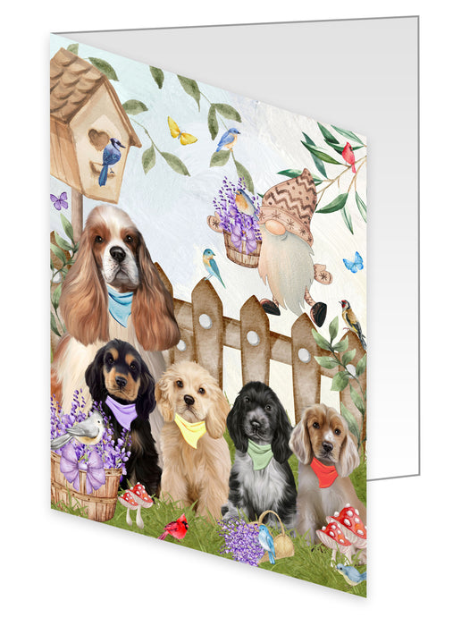 Cocker Spaniel Greeting Cards & Note Cards with Envelopes: Explore a Variety of Designs, Custom, Invitation Card Multi Pack, Personalized, Gift for Pet and Dog Lovers