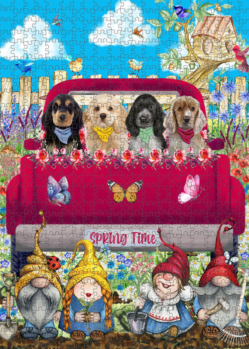 Cocker Spaniel Jigsaw Puzzle for Adult, Explore a Variety of Designs, Interlocking Puzzles Games, Custom and Personalized, Gift for Dog and Pet Lovers