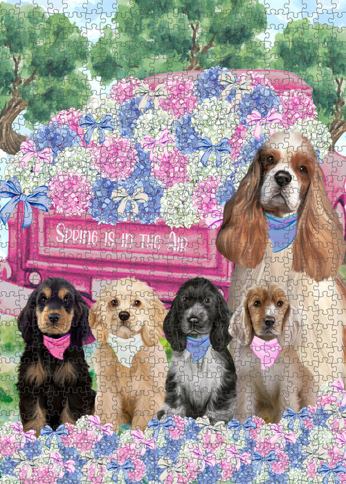 Cocker Spaniel Jigsaw Puzzle: Explore a Variety of Designs, Interlocking Halloween Puzzles for Adult, Custom, Personalized, Pet Gift for Dog Lovers