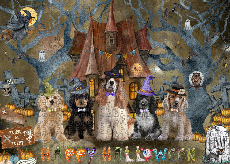 Cocker Spaniel Jigsaw Puzzle, Interlocking Puzzles Games for Adult, Explore a Variety of Designs, Personalized, Custom, Gift for Pet and Dog Lovers