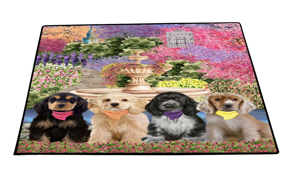 Cocker Spaniel Floor Mats and Doormat: Explore a Variety of Designs, Custom, Anti-Slip Welcome Mat for Outdoor and Indoor, Personalized Gift for Dog Lovers