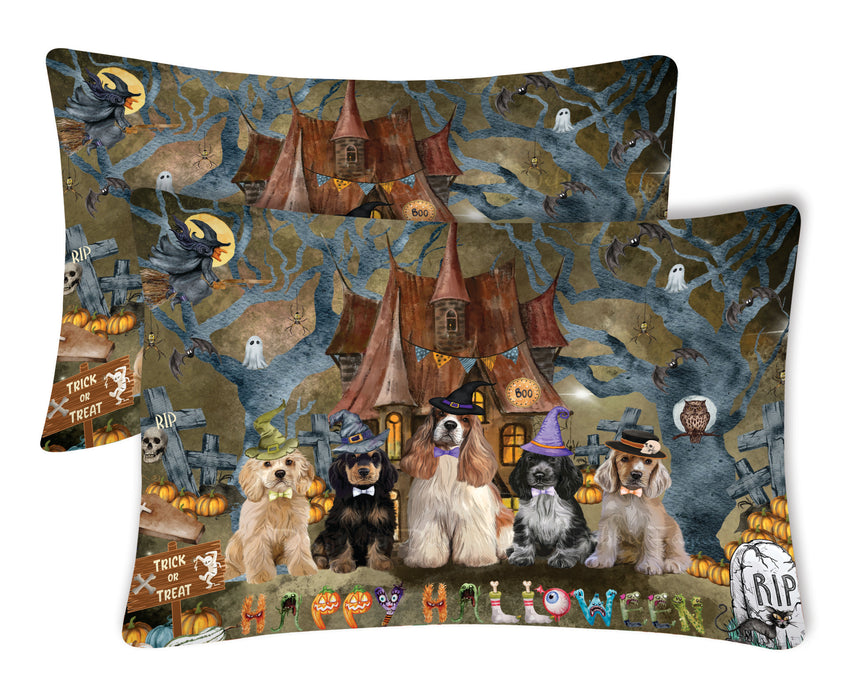 Cocker Spaniel Pillow Case: Explore a Variety of Custom Designs, Personalized, Soft and Cozy Pillowcases Set of 2, Gift for Pet and Dog Lovers