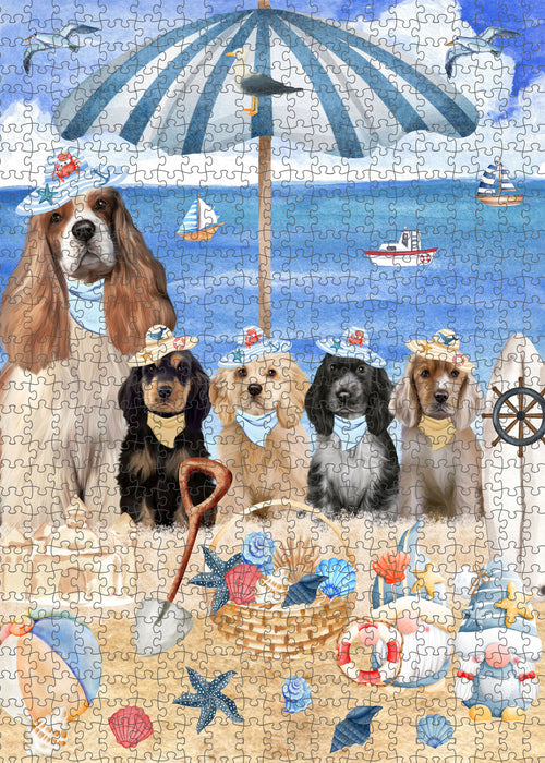Cocker Spaniel Jigsaw Puzzle: Interlocking Puzzles Games for Adult, Explore a Variety of Custom Designs, Personalized, Pet and Dog Lovers Gift