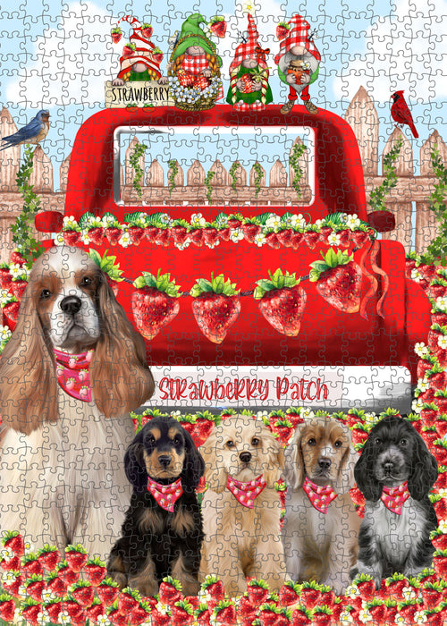 Cocker Spaniel Jigsaw Puzzle: Explore a Variety of Personalized Designs, Interlocking Puzzles Games for Adult, Custom, Dog Lover's Gifts