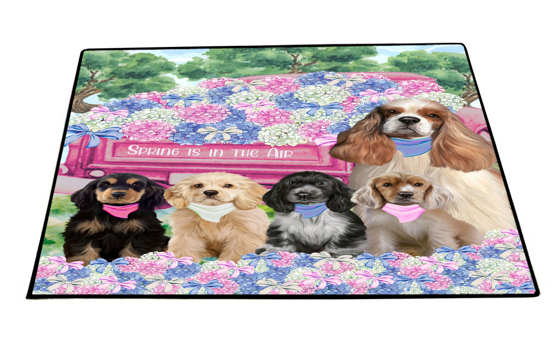 Cocker Spaniel Floor Mat: Explore a Variety of Designs, Anti-Slip Doormat for Indoor and Outdoor Welcome Mats, Personalized, Custom, Pet and Dog Lovers Gift