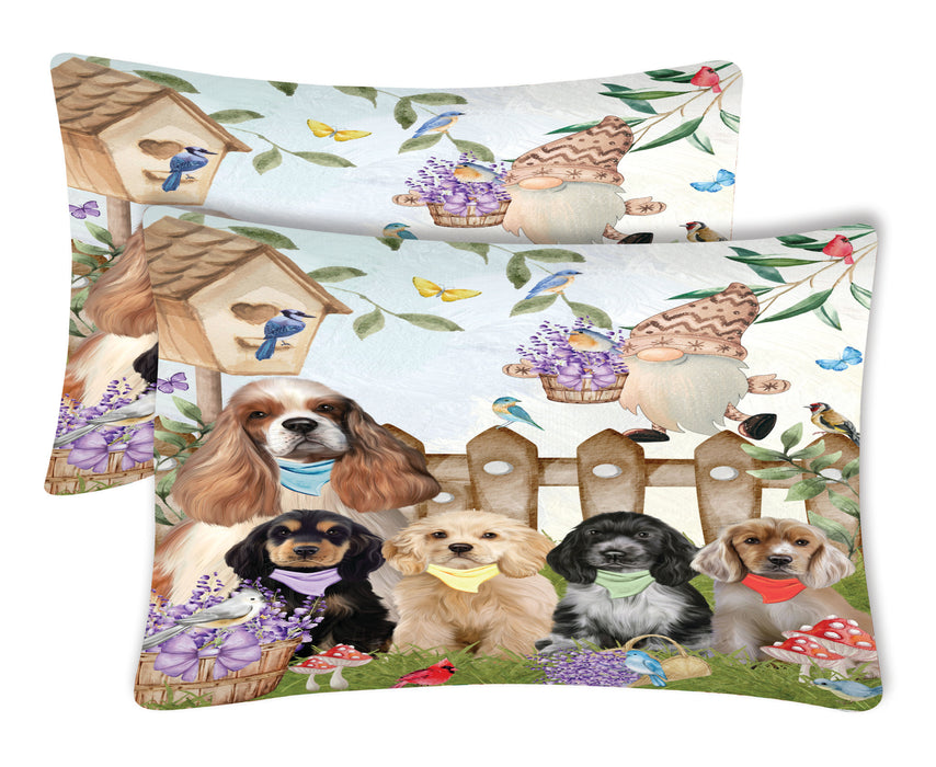 Cocker Spaniel Pillow Case: Explore a Variety of Designs, Custom, Standard Pillowcases Set of 2, Personalized, Halloween Gift for Pet and Dog Lovers