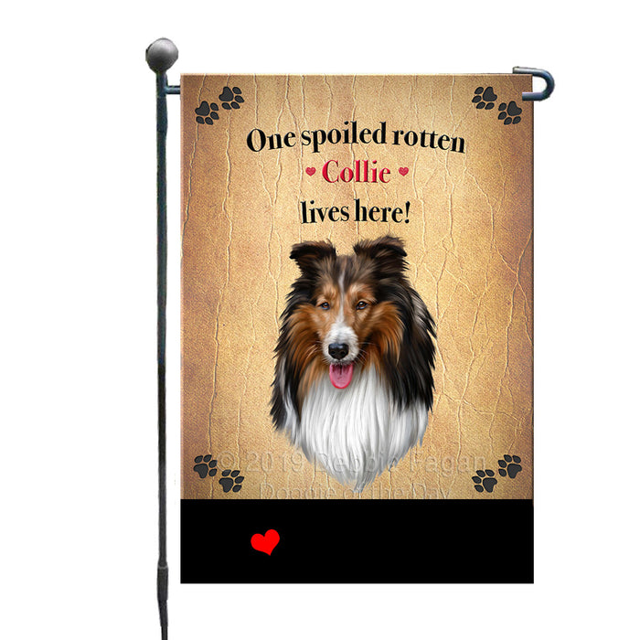 Personalized Spoiled Rotten Collie Dog GFLG-DOTD-A63179