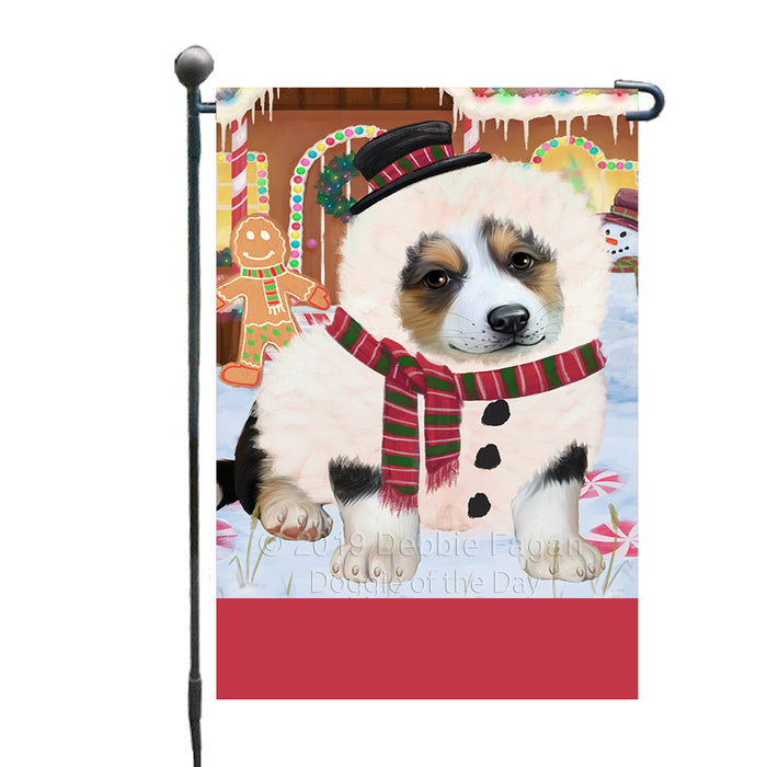 Personalized Gingerbread Candyfest Corgi Dog Custom Garden Flag GFLG64025