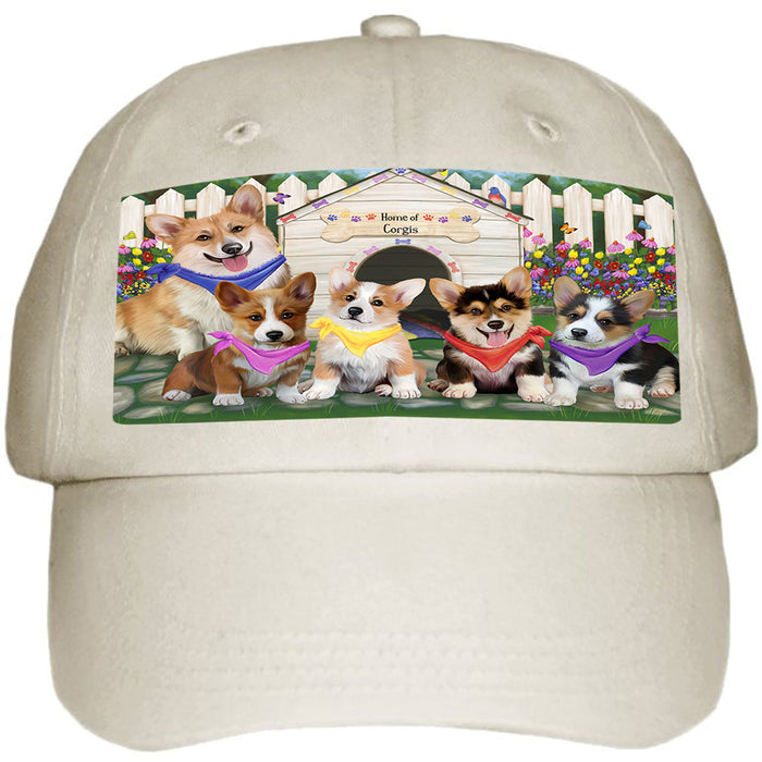 Spring Dog House Corgis Dog Ball Hat Cap HAT53319