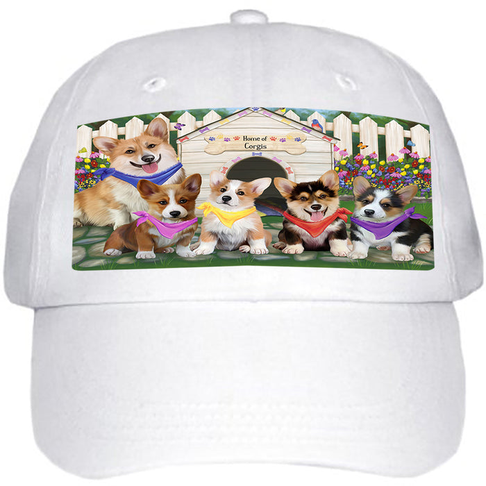Spring Dog House Corgis Dog Ball Hat Cap HAT53319