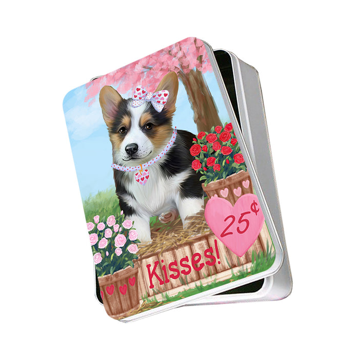 Rosie 25 Cent Kisses Corgi Dog Photo Storage Tin PITN55796