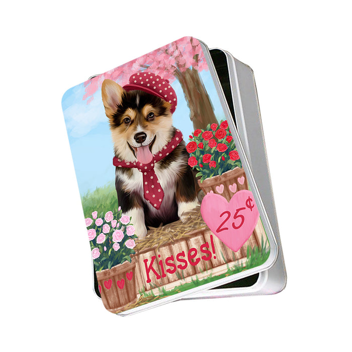 Rosie 25 Cent Kisses Corgi Dog Photo Storage Tin PITN55797
