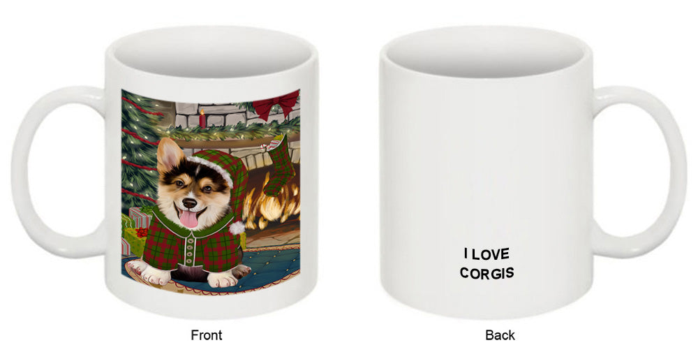 The Stocking was Hung Corgi Dog Coffee Mug MUG50687