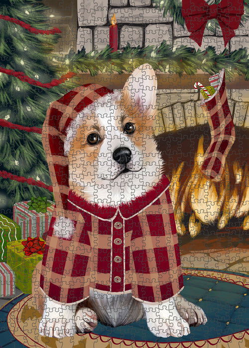 The Stocking was Hung Corgi Dog Puzzle  PUZL89364