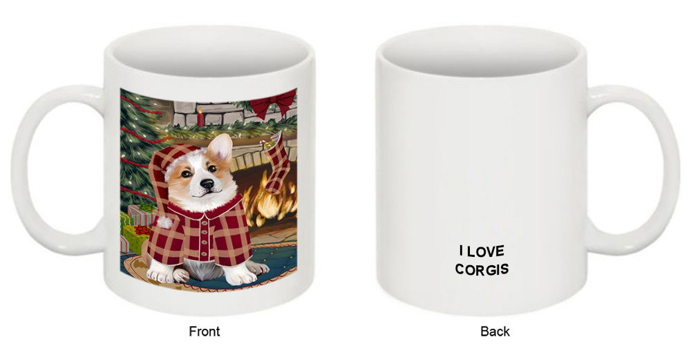 The Stocking was Hung Corgi Dog Coffee Mug MUG50688