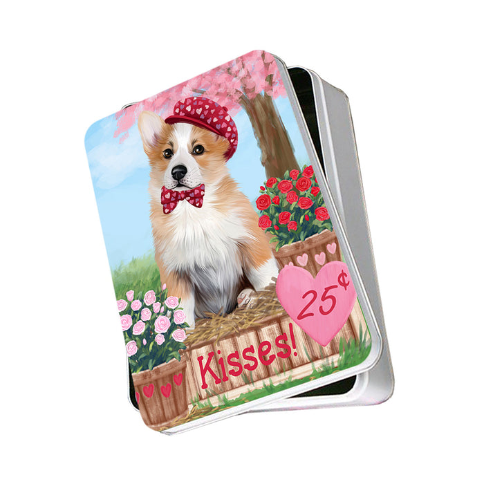 Rosie 25 Cent Kisses Corgi Dog Photo Storage Tin PITN55798