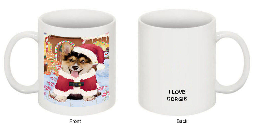 Christmas Gingerbread House Candyfest Corgi Dog Coffee Mug MUG51718