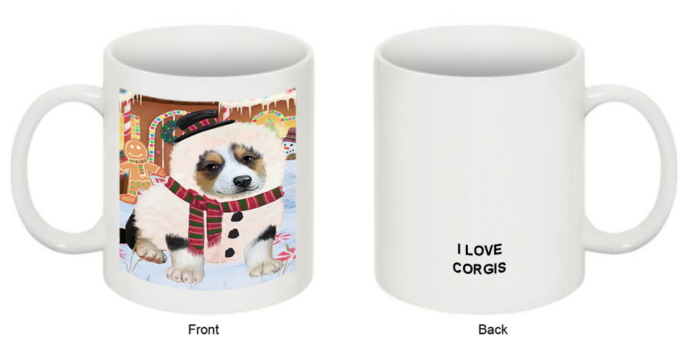 Christmas Gingerbread House Candyfest Corgi Dog Coffee Mug MUG51719