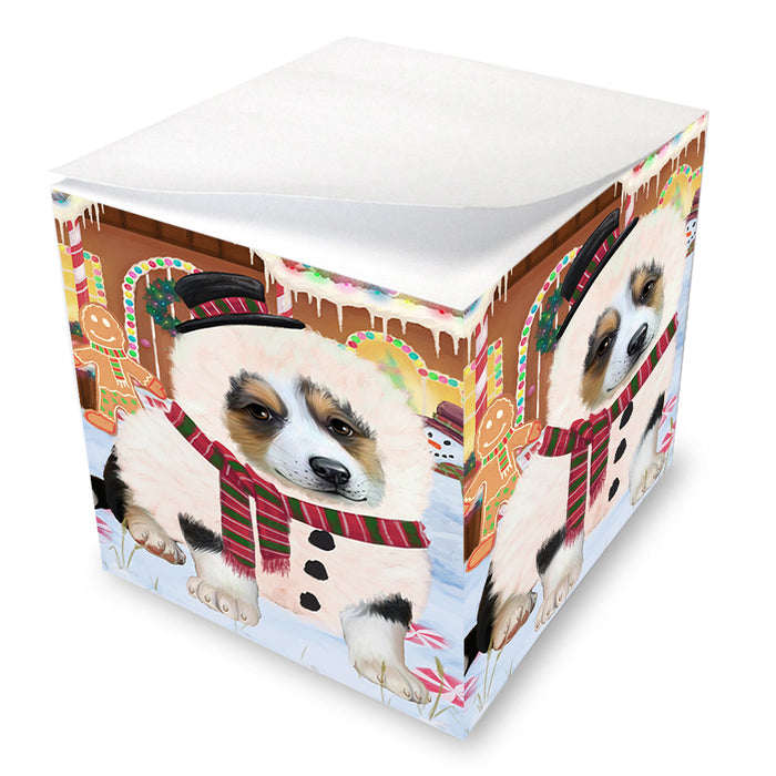 Christmas Gingerbread House Candyfest Corgi Dog Note Cube NOC54393