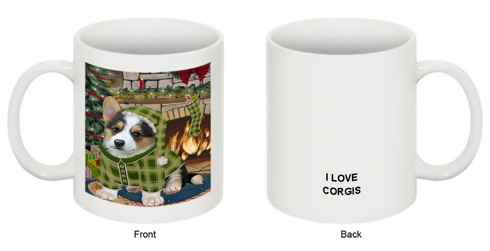 The Stocking was Hung Corgi Dog Coffee Mug MUG50689