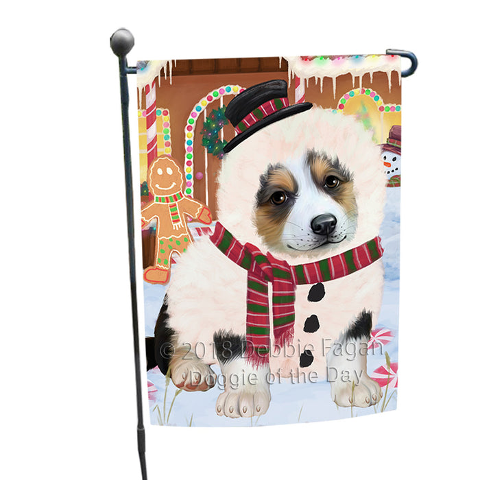 Christmas Gingerbread House Candyfest Corgi Dog Garden Flag GFLG56869