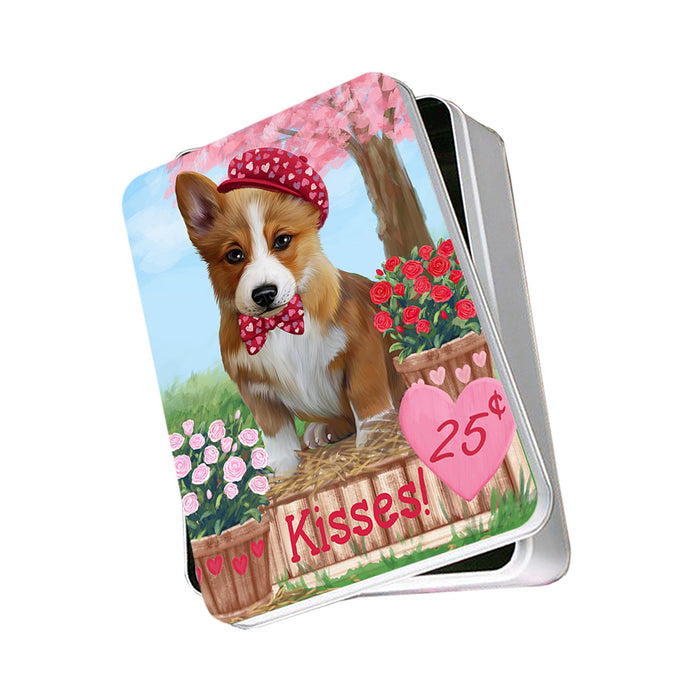 Rosie 25 Cent Kisses Corgi Dog Photo Storage Tin PITN55799