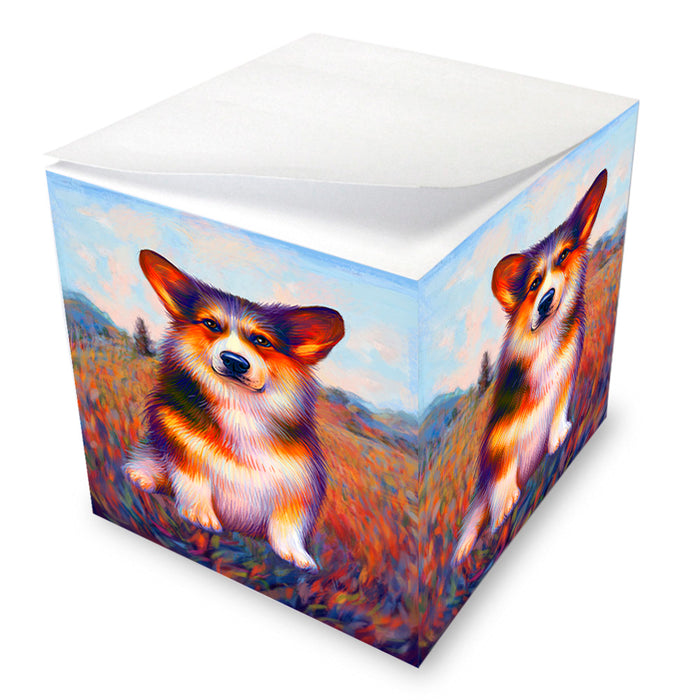 Mystic Blaze Corgi Dog Note Cube NOC55226