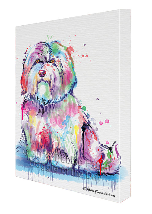 Watercolor Coton De Tulear Dog Canvas Print Wall Art Décor CVS137177