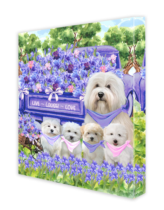 Coton De Tulear Canvas: Explore a Variety of Custom Designs, Personalized, Digital Art Wall Painting, Ready to Hang Room Decor, Gift for Pet & Dog Lovers