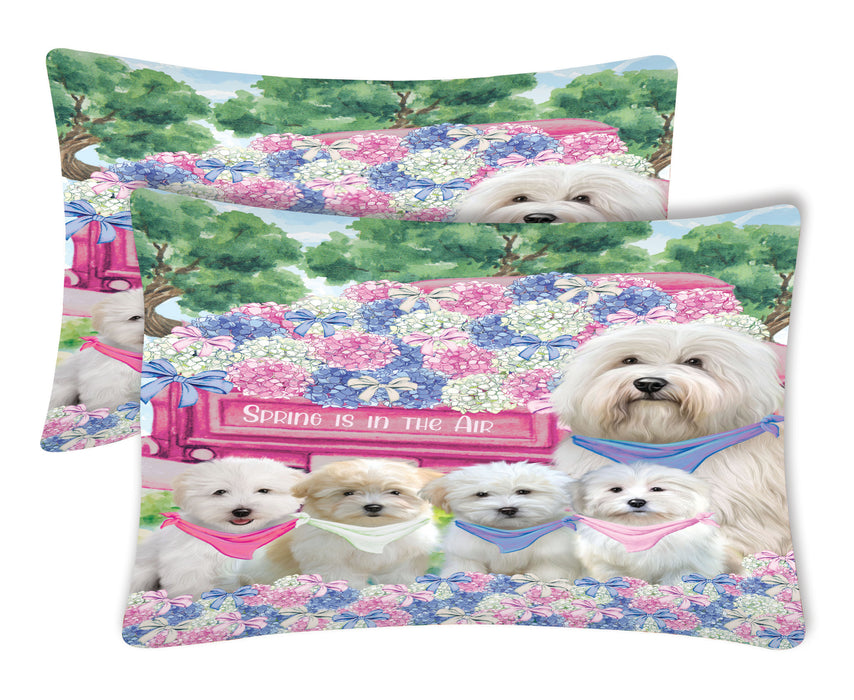 Coton De Tulear Pillow Case, Soft and Breathable Pillowcases Set of 2, Explore a Variety of Designs, Personalized, Custom, Gift for Dog Lovers