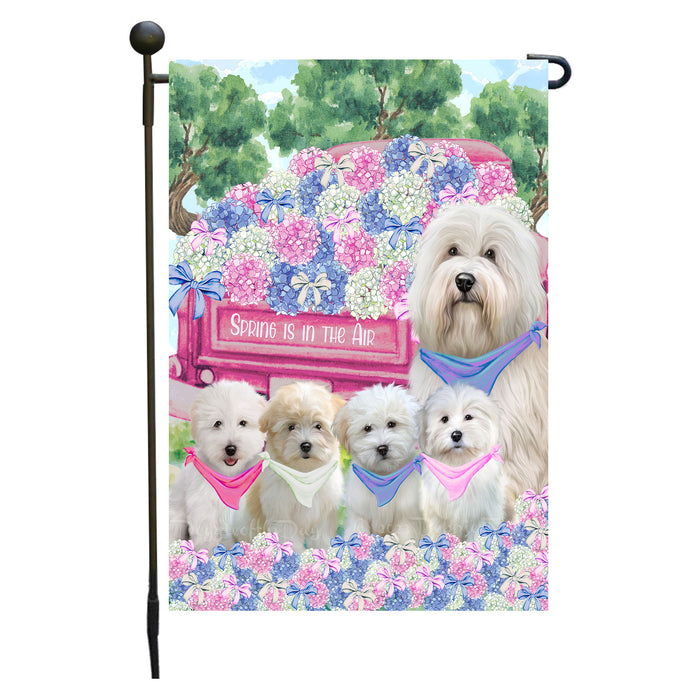 Coton De Tulear Dogs Garden Flag: Explore a Variety of Personalized Designs, Double-Sided, Weather Resistant, Custom, Outdoor Garden Yard Decor for Dog and Pet Lovers