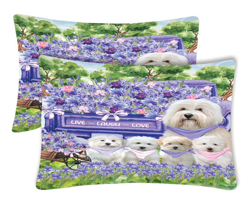 Coton De Tulear Pillow Case, Soft and Breathable Pillowcases Set of 2, Explore a Variety of Designs, Personalized, Custom, Gift for Dog Lovers