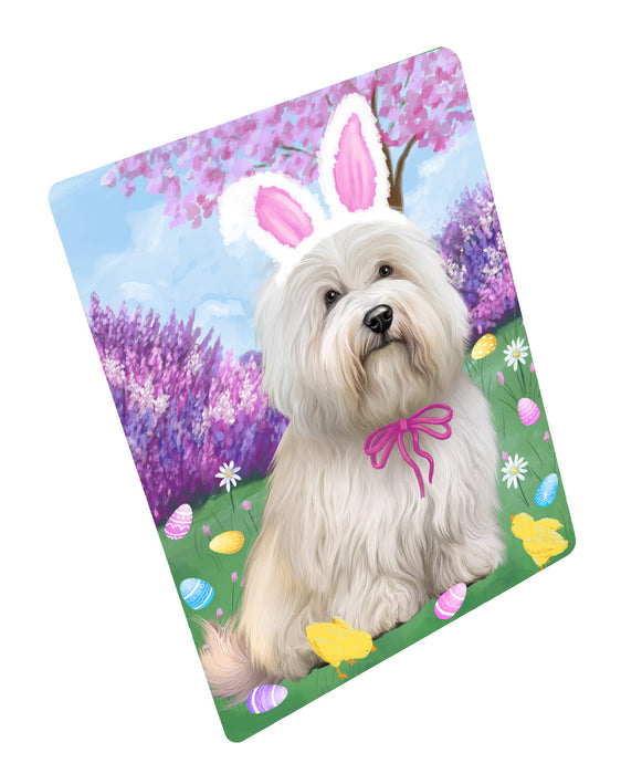 Easter holiday Coton De Tulear Dog Cutting Board - For Kitchen - Scratch & Stain Resistant - Designed To Stay In Place - Easy To Clean By Hand - Perfect for Chopping Meats, Vegetables, CA83624