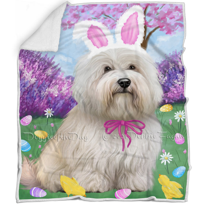 Easter Holiday Coton De Tulear Dog Blanket BLNKT143211