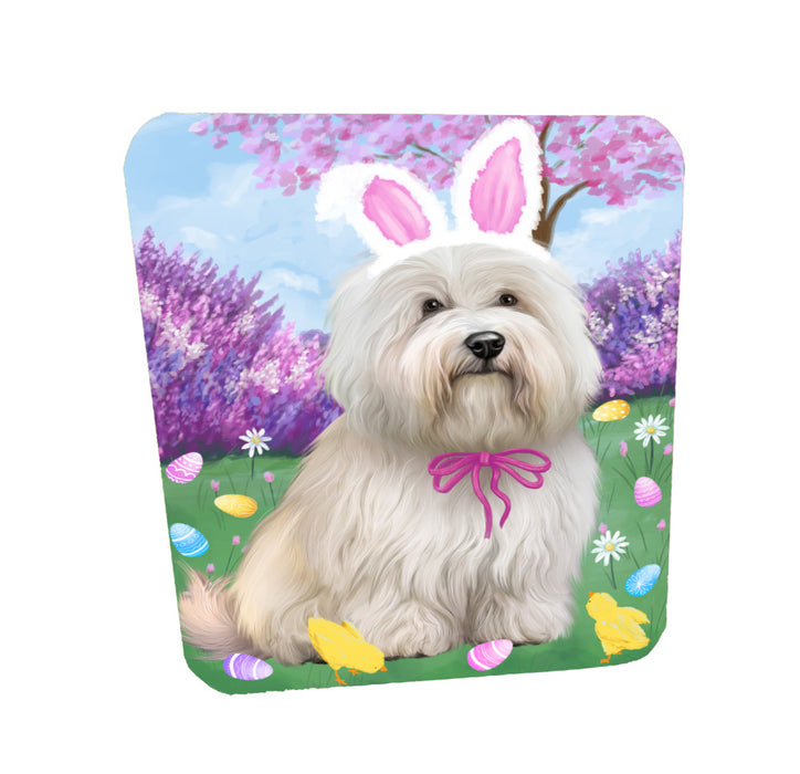Easter holiday Coton De Tulear Dog Coasters Set of 4 CSTA58575