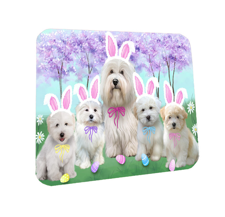Easter Holiday Coton De Tulear Dogs Coasters Set of 4 CSTA58564