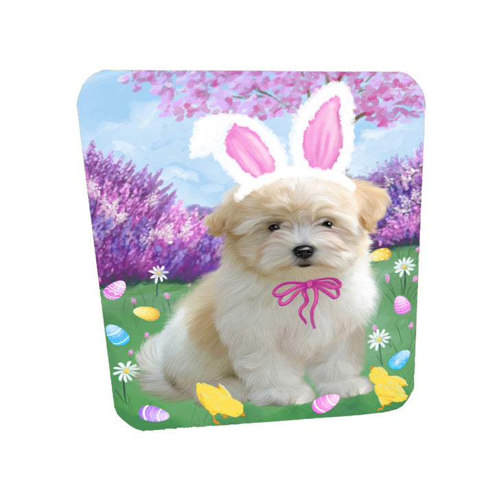 Easter holiday Coton De Tulear Dog Coasters Set of 4 CSTA58576