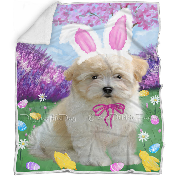 Easter Holiday Coton De Tulear Dog Blanket BLNKT143213