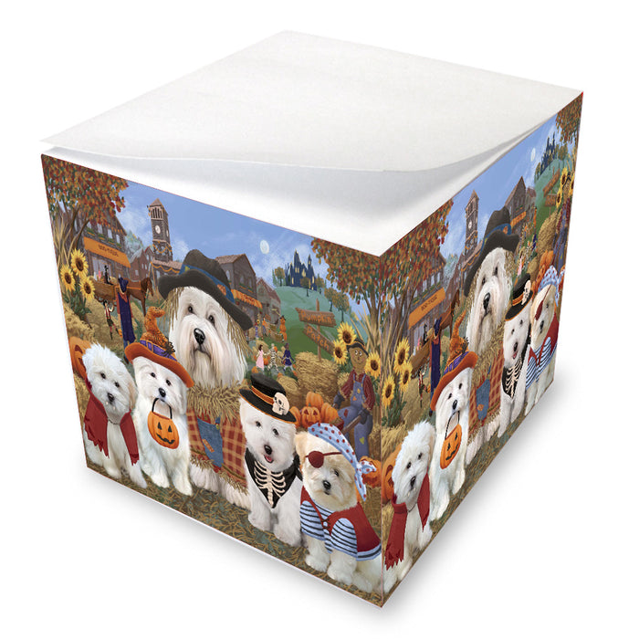Halloween 'Round Town Coton De Tulear Dogs Note Cube NOC-DOTD-A57240