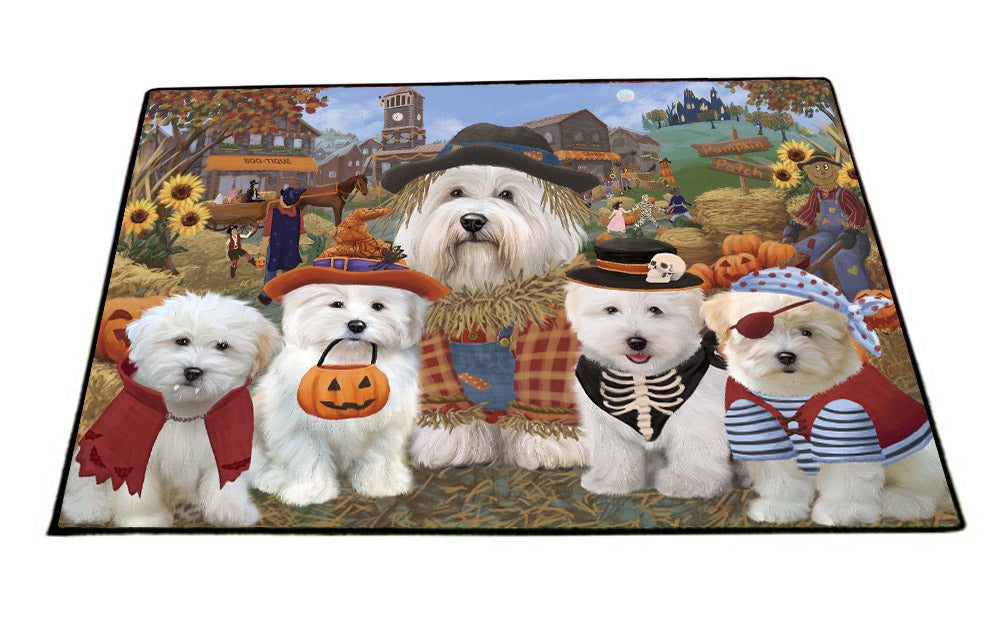Halloween 'Round Town Coton De Tulear Dogs Floormat FLMS55618