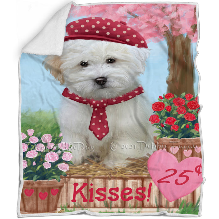 Rosie 25 Cent Kisse Coton De Tulear Dog Blanket BLNKT142374