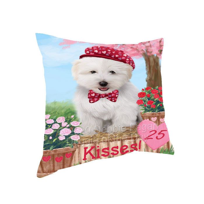 Rosie 25 Cent Kisses Coton De Tulear Dog Pillow with Top Quality High-Resolution Images - Ultra Soft Pet Pillows for Sleeping - Reversible & Comfort - Ideal Gift for Dog Lover - Cushion for Sofa Couch Bed - 100% Polyester, PILA92230