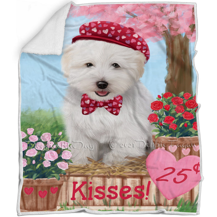 Rosie 25 Cent Kisse Coton De Tulear Dog Blanket BLNKT142375