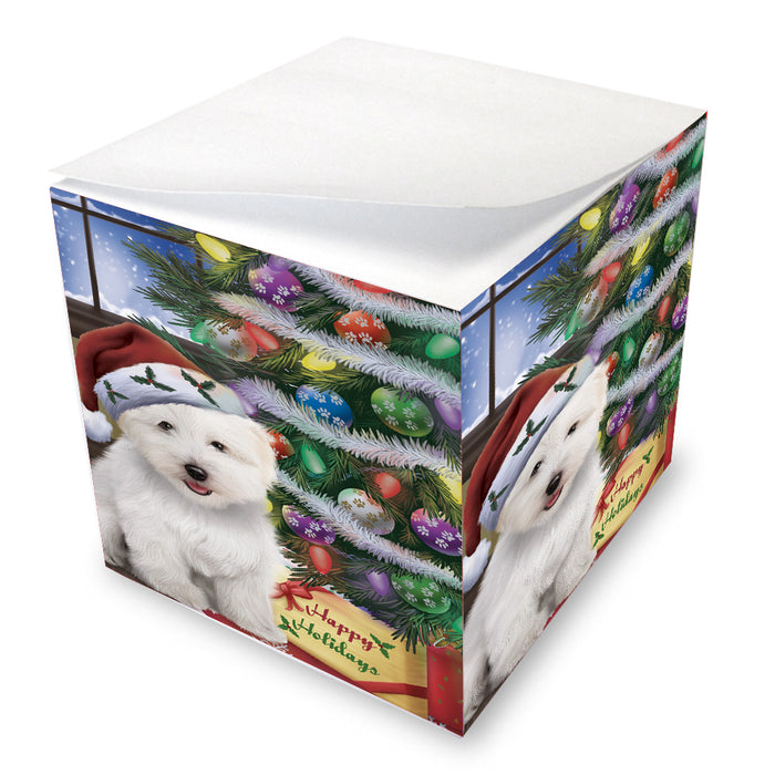 Christmas Tree and Presents Coton De Tulear Dog Note Cube NOC-DOTD-A57354
